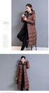 Very Warm Cold Trench Coat for Women Ultra Light Women's Jackets Winter 2025 Long Down Jacket Lightweight Padded Trend Parkas